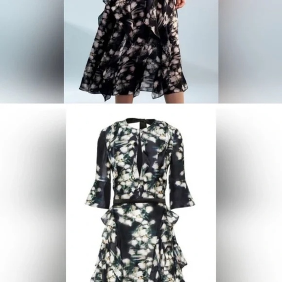 H&M Conscious Exclusive – Organic Silk Floral Dress - Picture 2 of 7